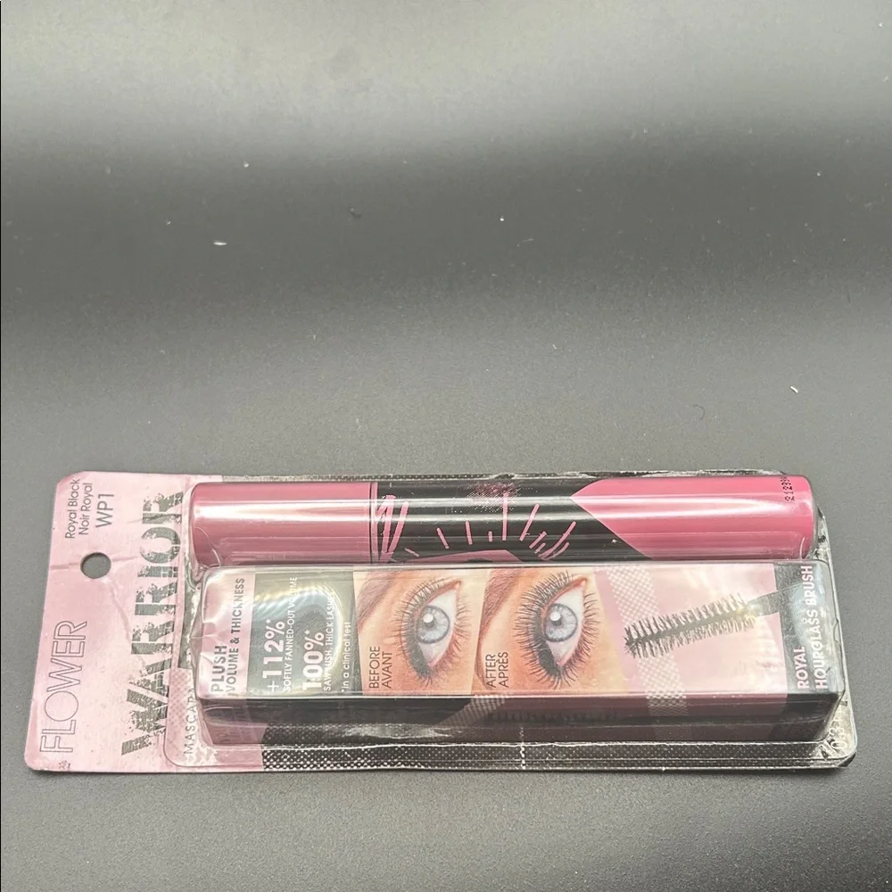 Flower Warrior Plush Volume Mascara — Pink & Black